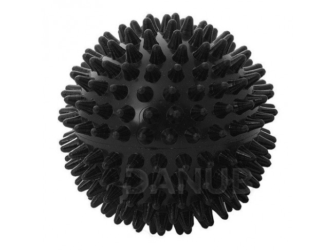 SPRINGOS Masszázslabda 7,5- cm - fekete