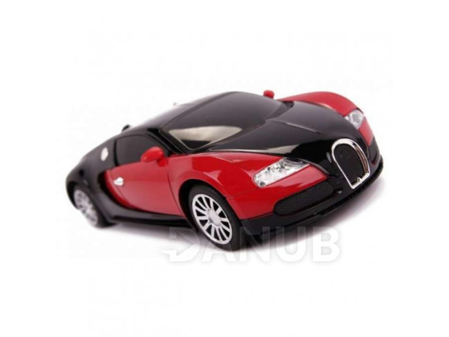 Mini RC autó Bugatti Veyron 1:24 - piros