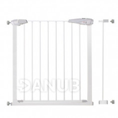 SPRINGOS Biztonsági torlasz lépcsőkhöz és ajtókhoz - fehér - 77-92 cm