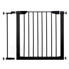 SPRINGOS Biztonsági korlát lépcsőkhöz és ajtókhoz - fekete - 75-89 cm