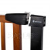 SPRINGOS Biztonsági korlát lépcsőkhöz és ajtókhoz - fekete - barna - 75-103 cm