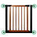SPRINGOS Biztonsági korlát lépcsőkhöz és ajtókhoz - fekete - barna - 75-82 cm
