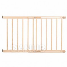 Biztonsági korlát lépcsőkhöz és ajtókhoz - fa - 72-122 cm