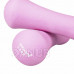SPRINGOS Fitness súlyzók neoprén 1,5kg sötét rózsaszín - 2db