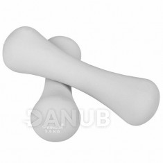 Fitness súlyzók neoprén 2,5kg szürke - 2db