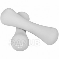 SPRINGOS Fitness súlyzók neoprén 3kg szürke - 2db