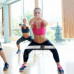SPRINGOS Hip Band Fitness gumi edzéshez  - M - 2x38 cm - szürke