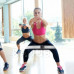 Hip Band Fitness gumi edzéshez  - M - 2x38 cm - szürke