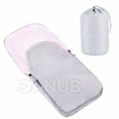 Babazsák Clasic 4in1 - 90cm - szürke-rózsaszín