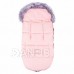 Luxury Modern babazsák szőrmével 4in1 - 90cm - Rózsaszín
