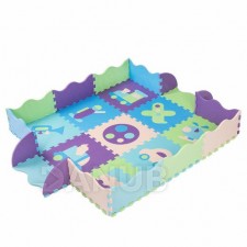 Springos hab puzzle kerítéssel 30x30cm