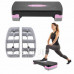 Step Aerobic híd állítható - 2 fok - fekete-rózsaszín