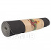 SPRINGOS Premium Yoga tornaszőnyeg - fekete-szürke - 183cm