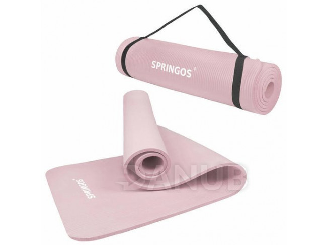 Univerzális Fitness Yoga tornaszőnyeg 183cm - rózsaszín