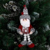 Mikulás Karácsonyi dekoráció fára akasztható 27cm