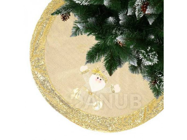 Szőnyeg a karácsonyfa alá – 106 cm – Arany Télapó