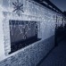Karácsonyi kültéri LED fényfüggöny - programok - időzítő – 900 LED – 30 M hideg fehér
