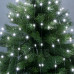 Karácsonyi LED fényfüzér köteg - 10x 20 darab LED-ből álló lánc - 1,9m - Hideg fehér