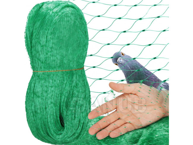 Springos Madarak elleni védőháló - 5x50 m - zöld
