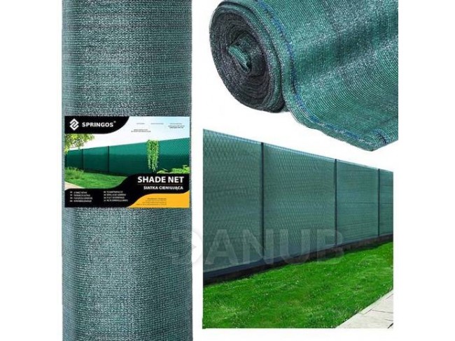 árnyékolóháló - 90%-os árnyékolás - 1,5x10m - 140g/m2 - zöld