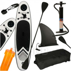 Paddleboard tartozékokkal - 320 cm - 130kg - fehér/fekete