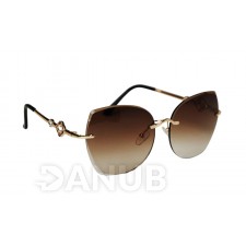 Női napszemüvegek Flower Diamonds Gold BROWN