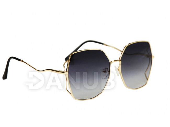 Női napszemüvegek Side Frames Gold BLACK