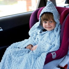Baby Wrapi takaró ujjakkal – kék