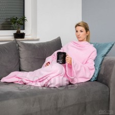 Takaró ujjakkal rózsaszín