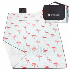 SPRINGOS Piknik takaró 130 x 170 cm - flamingók II