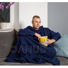 Takaró ujjakkal sötétkék