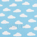 Springos Teepee indián sátor gyerekeknek felhők - kék