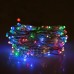Karácsonyi mikro led fényfüzér elemekkel működő - 20led - 1,9m multicolour