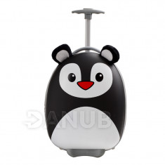 Gyermek gurulós utazóbőrönd - pingvin