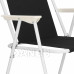 Springos Összecsukható szék - fekete/fehér