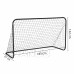 Acél futball edzőkapu - 183x122x61 cm - 2db