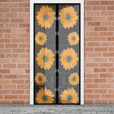 Szúnyogháló ajtóra - mágneses - 100 x 210 cm - napernyő