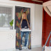Szúnyogháló ajtóra - mágneses - 100 x 210 cm - Leptek