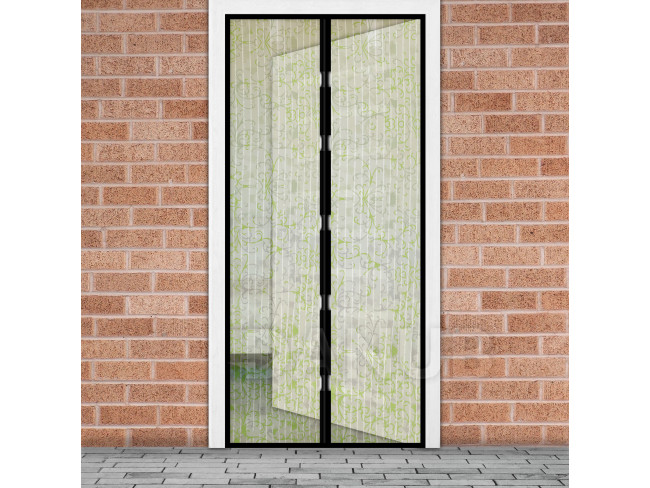 Szúnyogháló ajtóra - mágneses - 100 x 210 cm - Virágok
