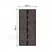 Szúnyogháló ajtóra - mágneses - 100 x 210 cm - ,,love"
