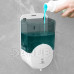 Automata szappanadagoló - 600 ml - falra - elemmel működtethető - füst színű