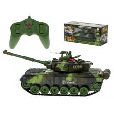 RC tank Big War Tank 9995 nagy 2,4 GHz-es zöld