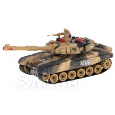 RC tank Big War Tank 9995 nagy 2.4 GHz homokszínű