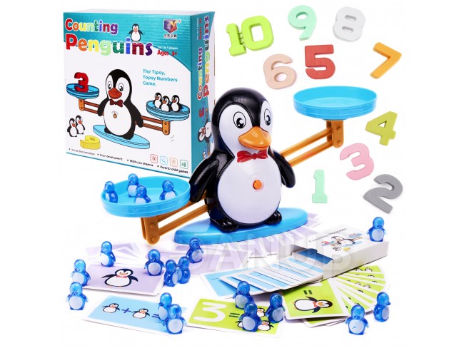 Oktató mérleg számokkal – nagy pingvin