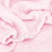 SPRINGOS Kétoldalú plüss takaró 70x160cm - cikcakk – világos rózsaszín