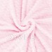 SPRINGOS Kétoldalú plüss takaró 70x160cm - cikcakk – világos rózsaszín