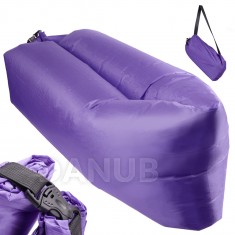 Lazy bag – felfújható fotel lila 230x70 cm