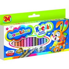 BAMBINO Kaolinos zsírkréta - 24 szín