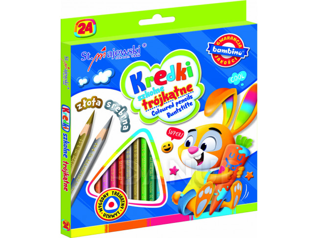 BAMBINO színes ceruzák - 24 szín 