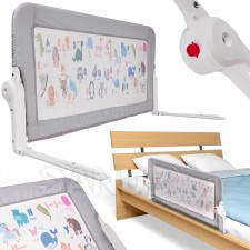 Védőkorlát ágyra 90 cm állatkák